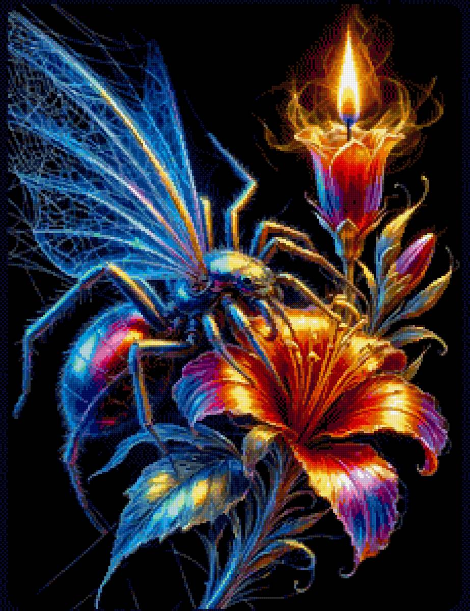 Насекомые - цветы - предпросмотр