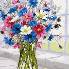 Схема вышивки «Цветы»