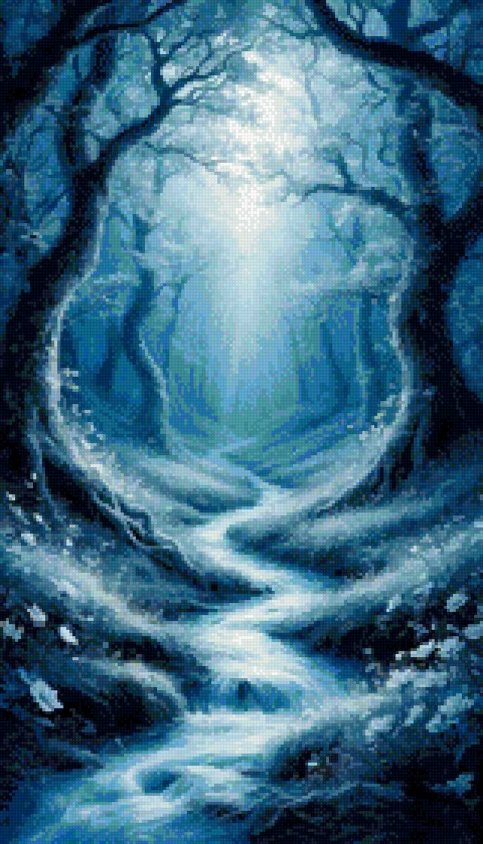 Ночная река - предпросмотр