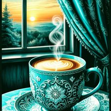 Схема вышивки «Кружка»