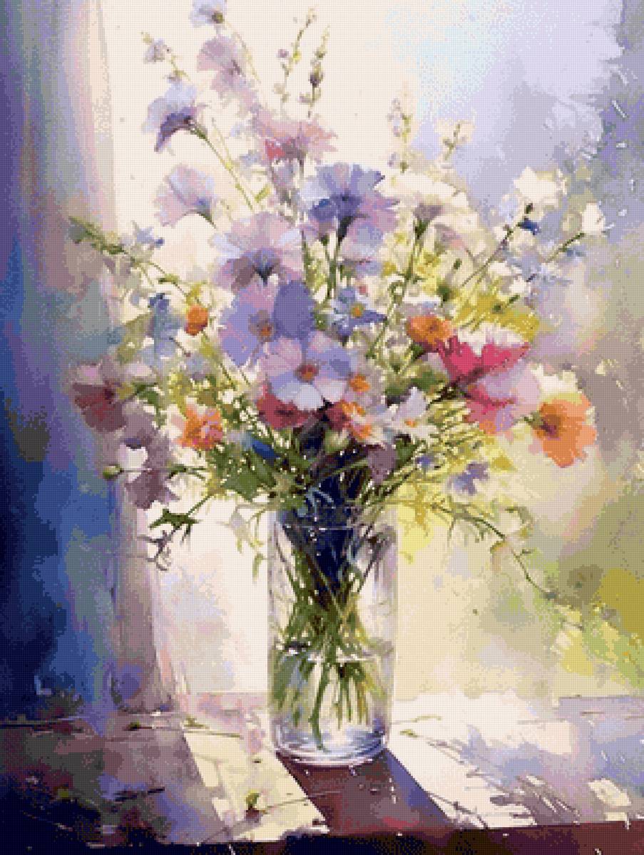 букет полевых цветов - предпросмотр