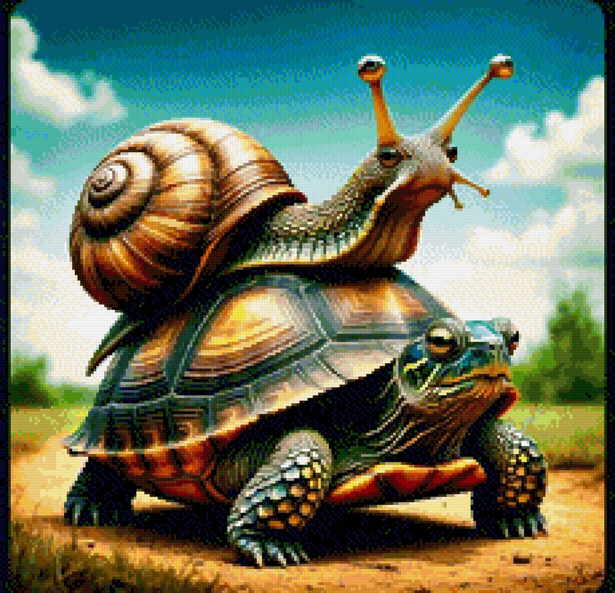 Улитка - черепаха - предпросмотр