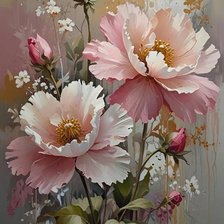 Схема вышивки «Цветы»