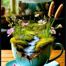 Схема вышивки «Чашка»