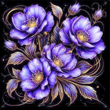 Схема вышивки «Цветы»