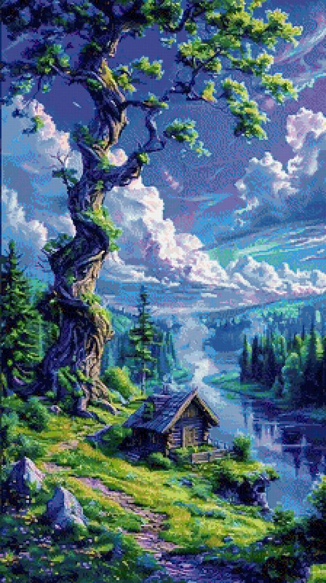 Река - дом - предпросмотр