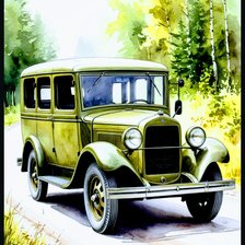 Схема вышивки «Дорога»