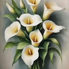 Схема вышивки «лилия»