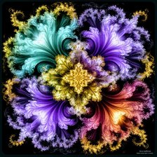 Схема вышивки «Фрактал»