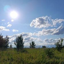 Схема вышивки «небо летом»