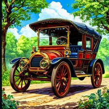 Схема вышивки «Машина»