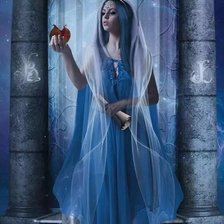 Схема вышивки «Верховная Жрица.»