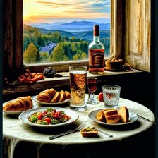 Схема вышивки «Еда»