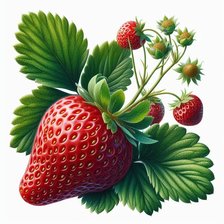 Схема вышивки «Клубничка»