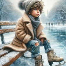 Схема вышивки «Фигурист»