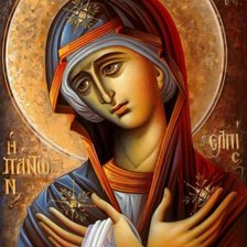 Схема вышивки «Икона Божией Матери Теотокос»