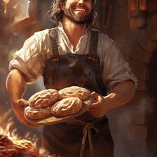 Схема вышивки «Пекарь»