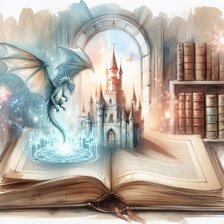 Схема вышивки «Удивительный мир книг»