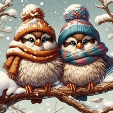 Схема вышивки «совы»