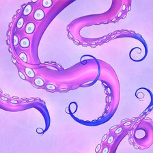 Схема вышивки «Щупальца осьминога»