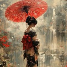 Схема вышивки «Цую»