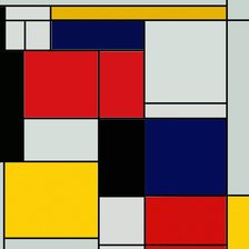 Схема вышивки «Мондриан»