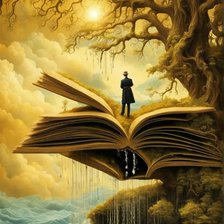 Схема вышивки «Удивительный мир книг»