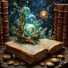 Схема вышивки «Удивительный мир книг»