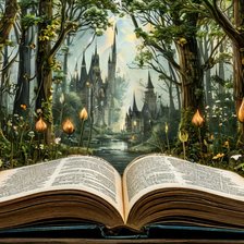 Схема вышивки «Удивительный мир книг»