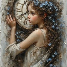 Схема вышивки «Clock»