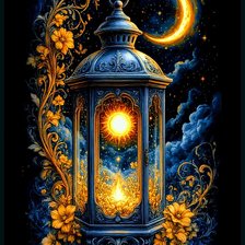 Схема вышивки «Ночь»