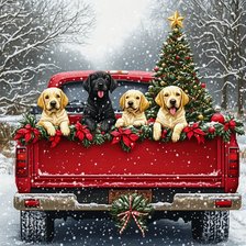 Схема вышивки «Навстречу новому году»