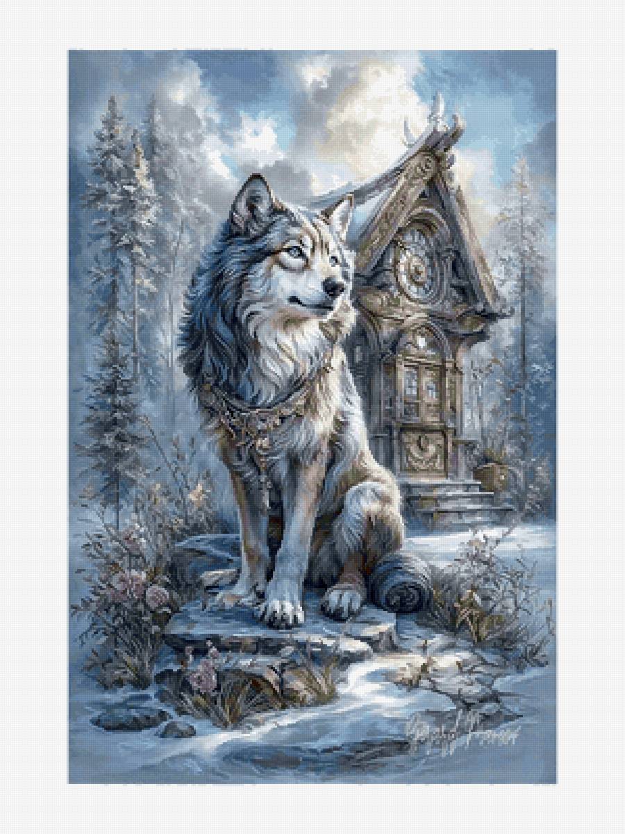 Верный друг - собака, дом - предпросмотр