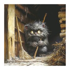 Схема вышивки «Кузя»