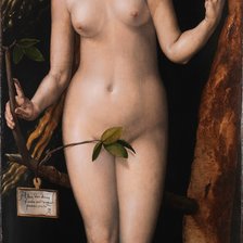 Схема вышивки «Дюрер Адам и Ева, Ева»