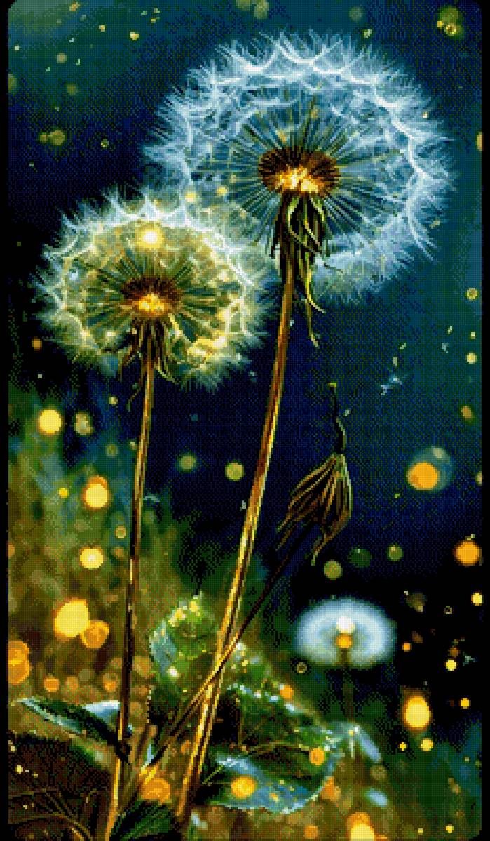 Цветы - одуванчик - предпросмотр
