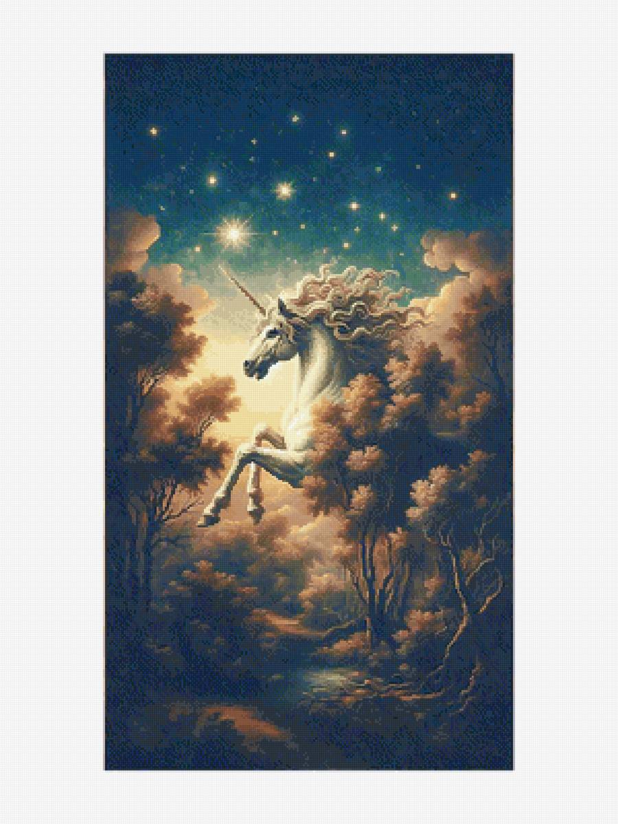 Проводник между мирами - мифология, сказка, единорог - предпросмотр