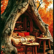 Схема вышивки «Дом»