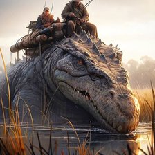 Схема вышивки «Рыбалка - фэнтези»