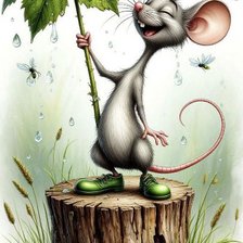 Схема вышивки «Зонтик»