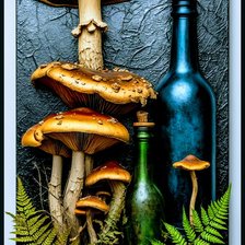 Схема вышивки «Мухоморчики»