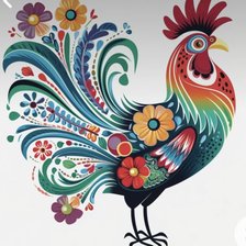 Схема вышивки «Петушок»