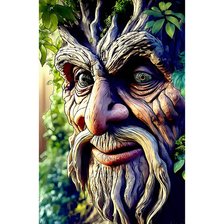 Схема вышивки «Дедушка ДУБ»