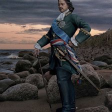 Схема вышивки «Пётр 1»