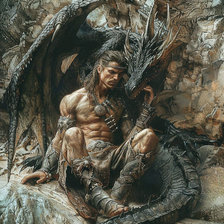 Схема вышивки «Дракон»