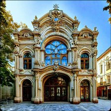 Схема вышивки «Храм»