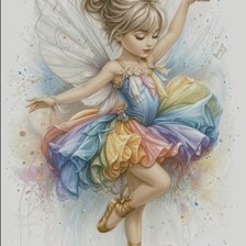 Схема вышивки «Балерина»