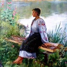 Схема вышивки «Русская красота»