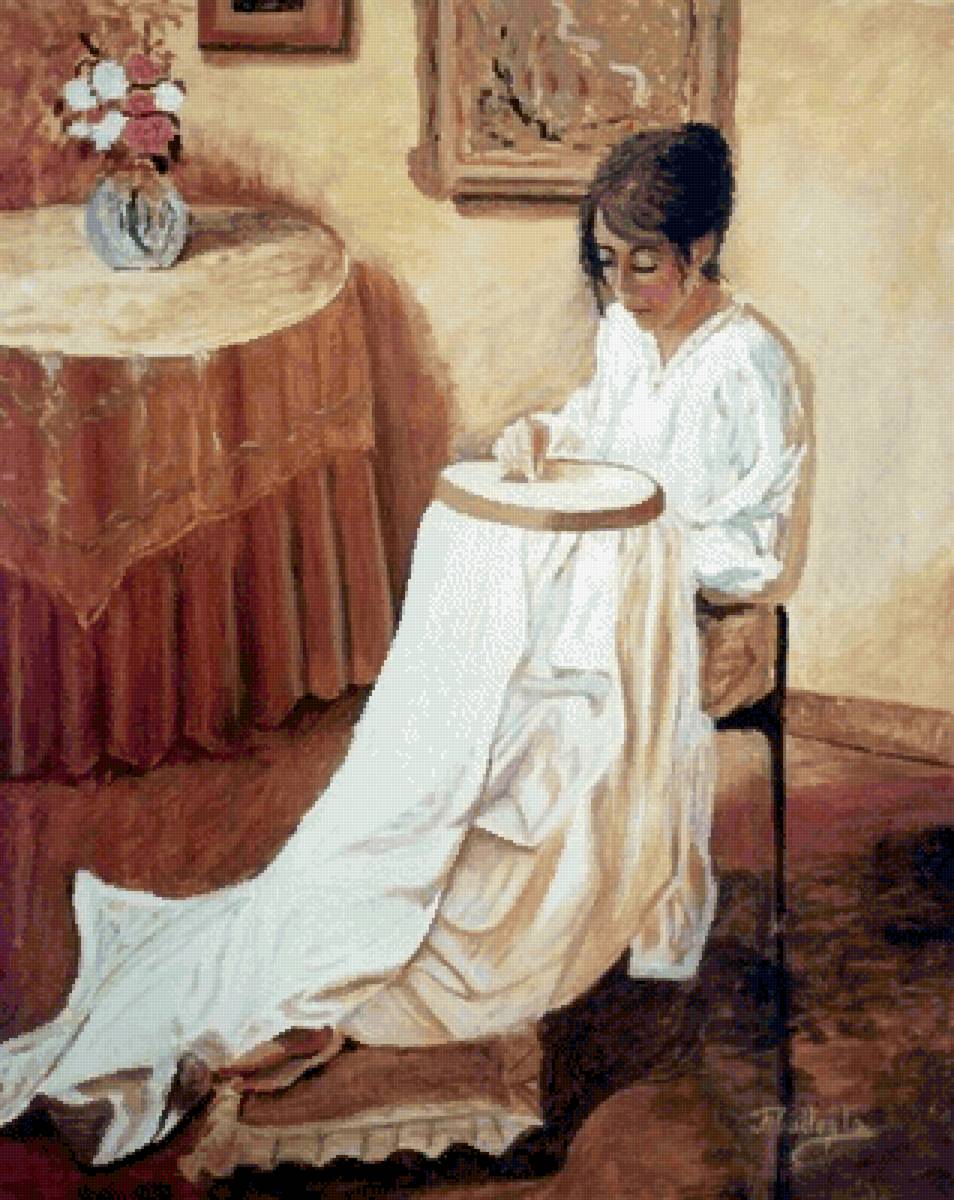 Рукодельница. Вышивальщица. - предпросмотр