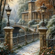 Схема вышивки «Моя Англия»